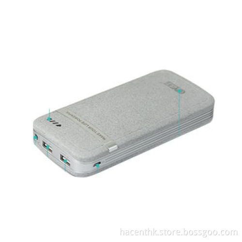 High Capacity Dual USB Mobile Power Bank, 20000mAh, with 2.4A Output